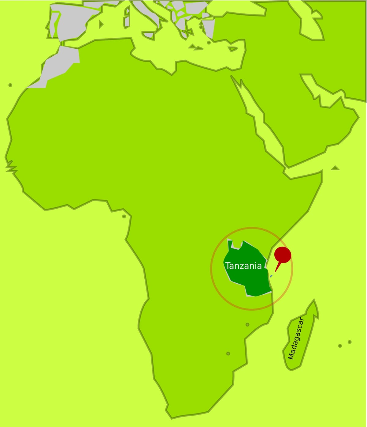 Kartice mafija-otok Tanzaniji