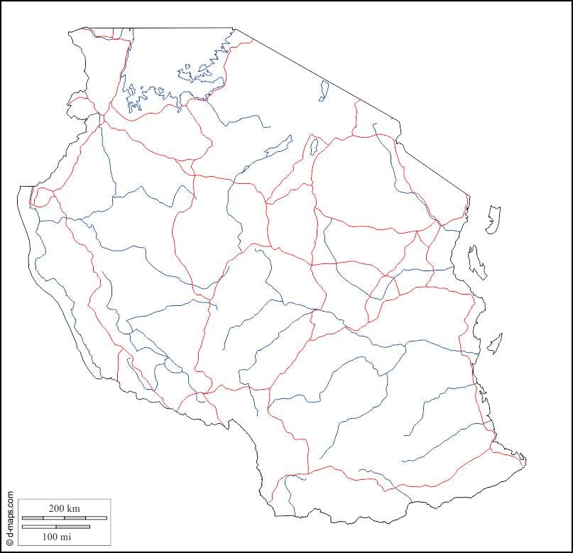 prazna kartica Tanzaniji